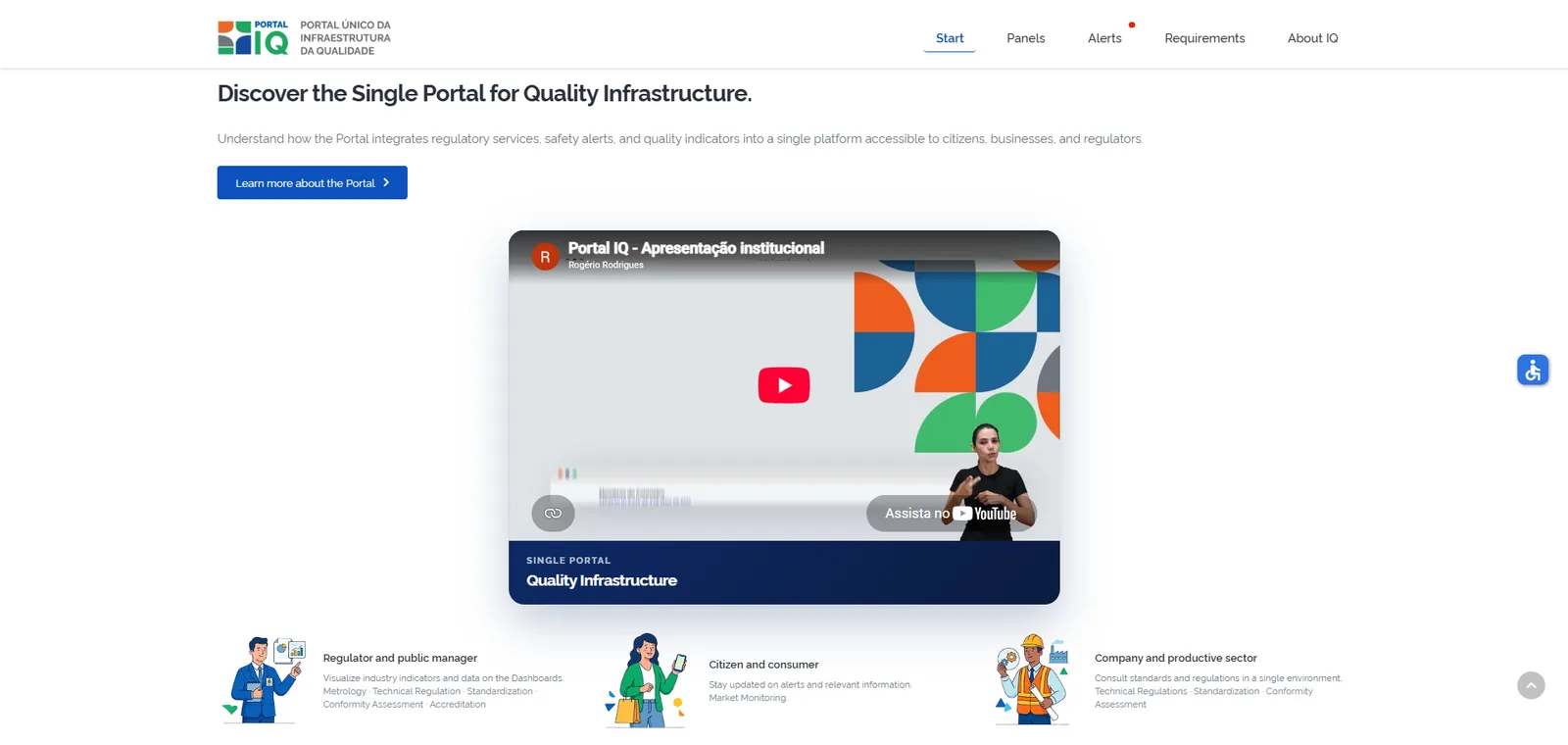 Orientation section by audience profile
